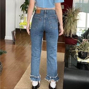 Rare Levi’s Ruffle Wedgie fit jeans